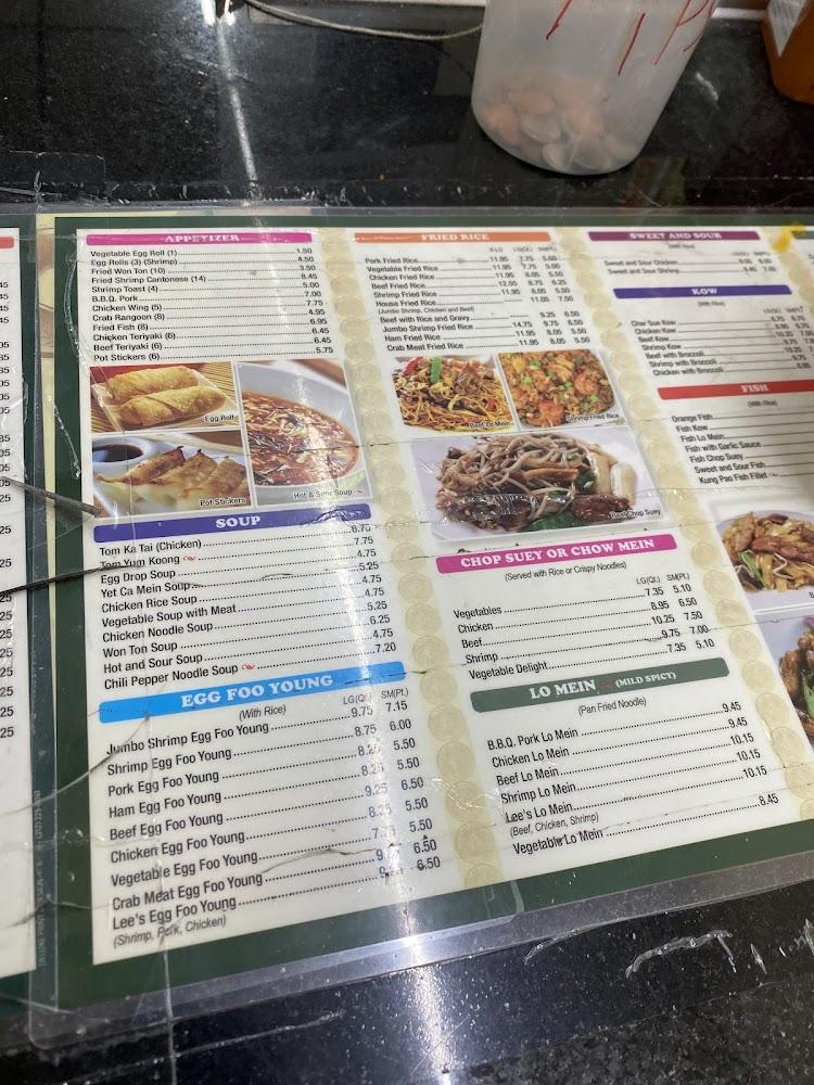 Lee's Chop Suey Menu image 4